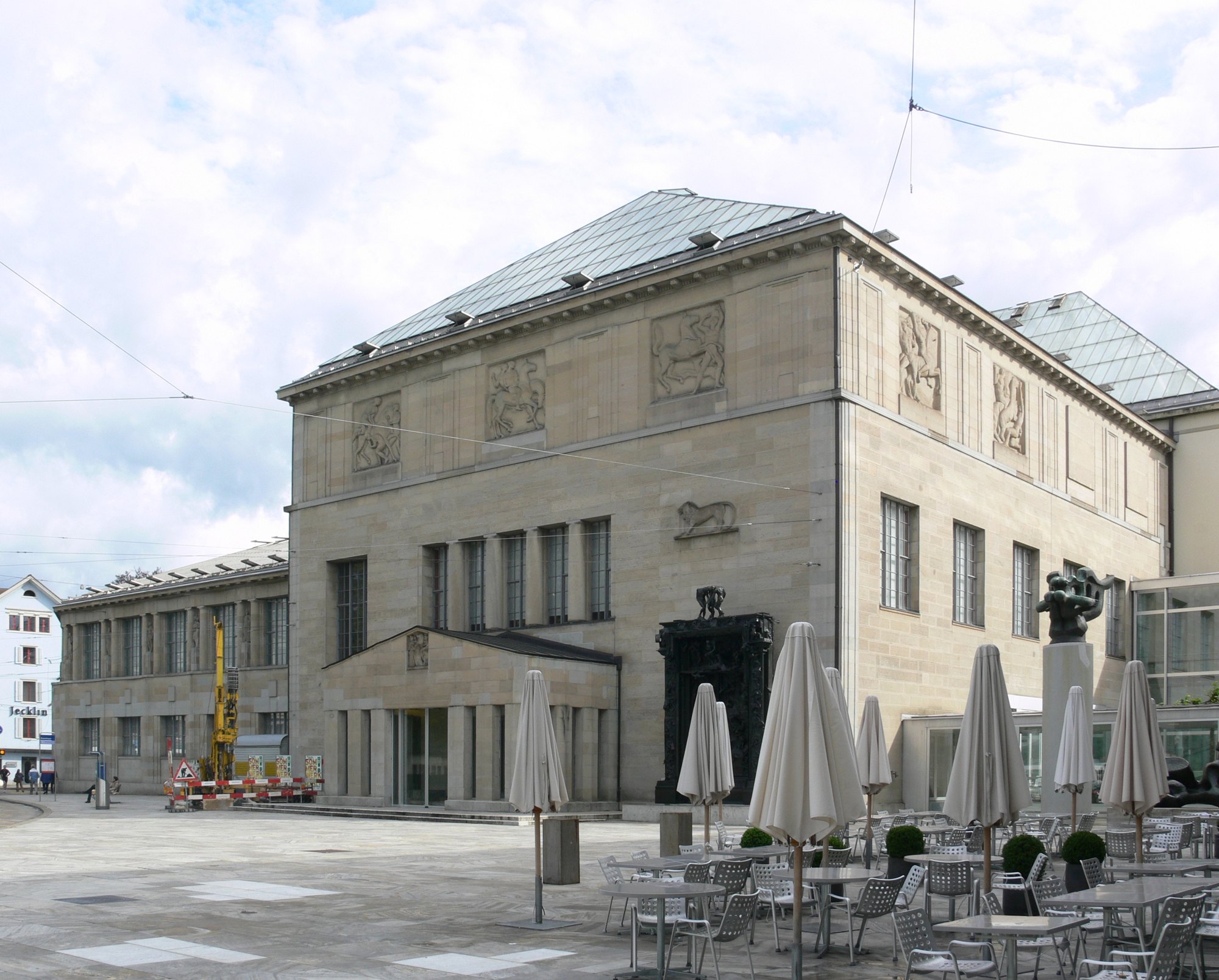 Edificio del Kunsthaus de Zúrich en Zúrich