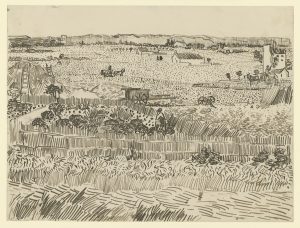Paisaje de cosecha, de Van Gogh