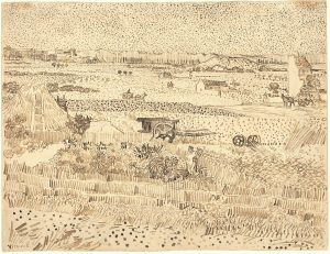 Paisaje de cosecha, de Van Gogh