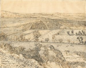 La Crau vista desde Montmajour, de Van Gogh