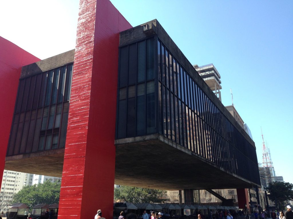 Edifício do MASP na Avenida Paulista, em São Paulo