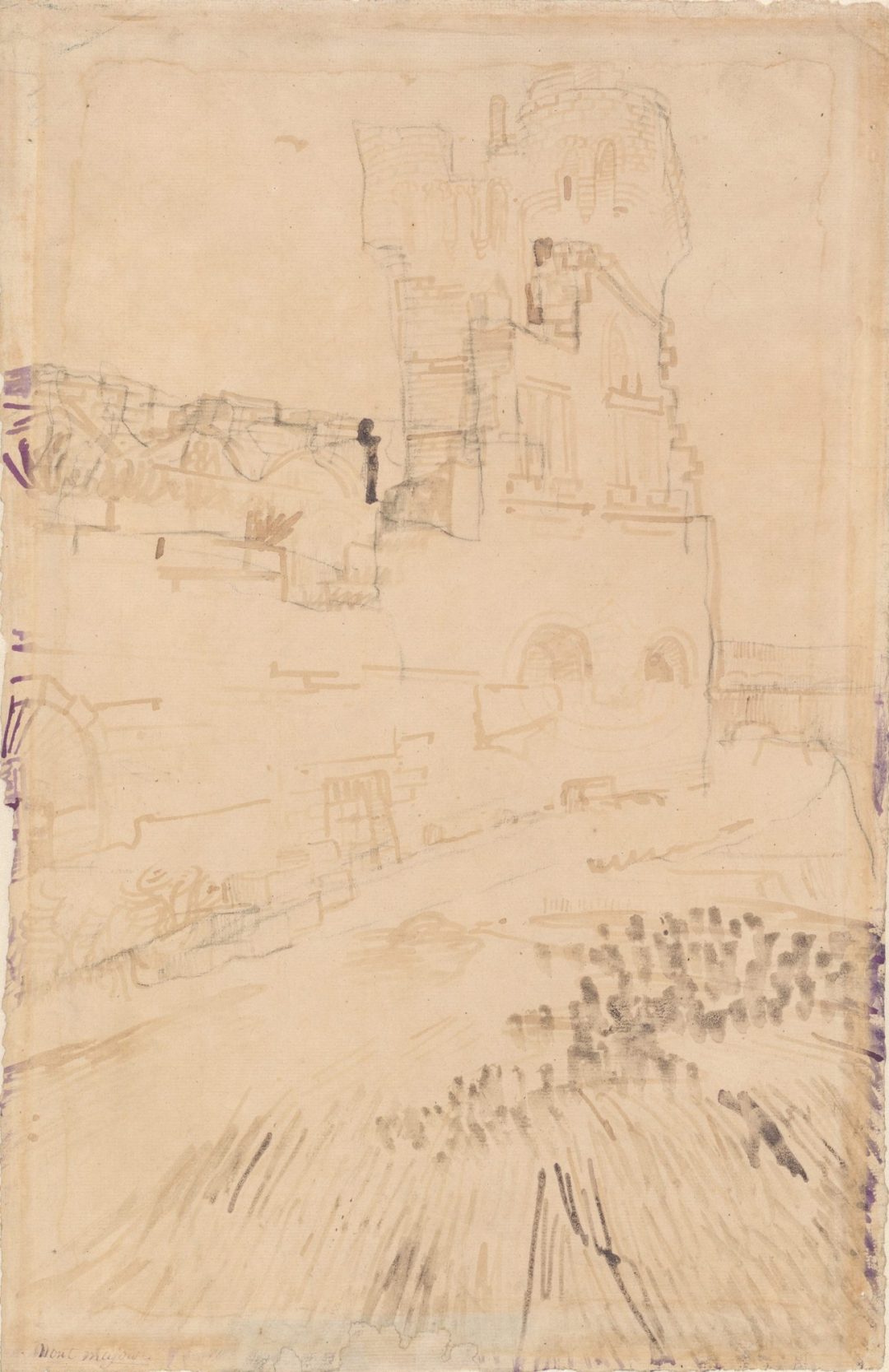 Montmajour (Arlés, 1888), de Vincent van Gogh