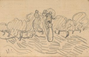 Mujeres recogiendo aceitunas, de Van Gogh