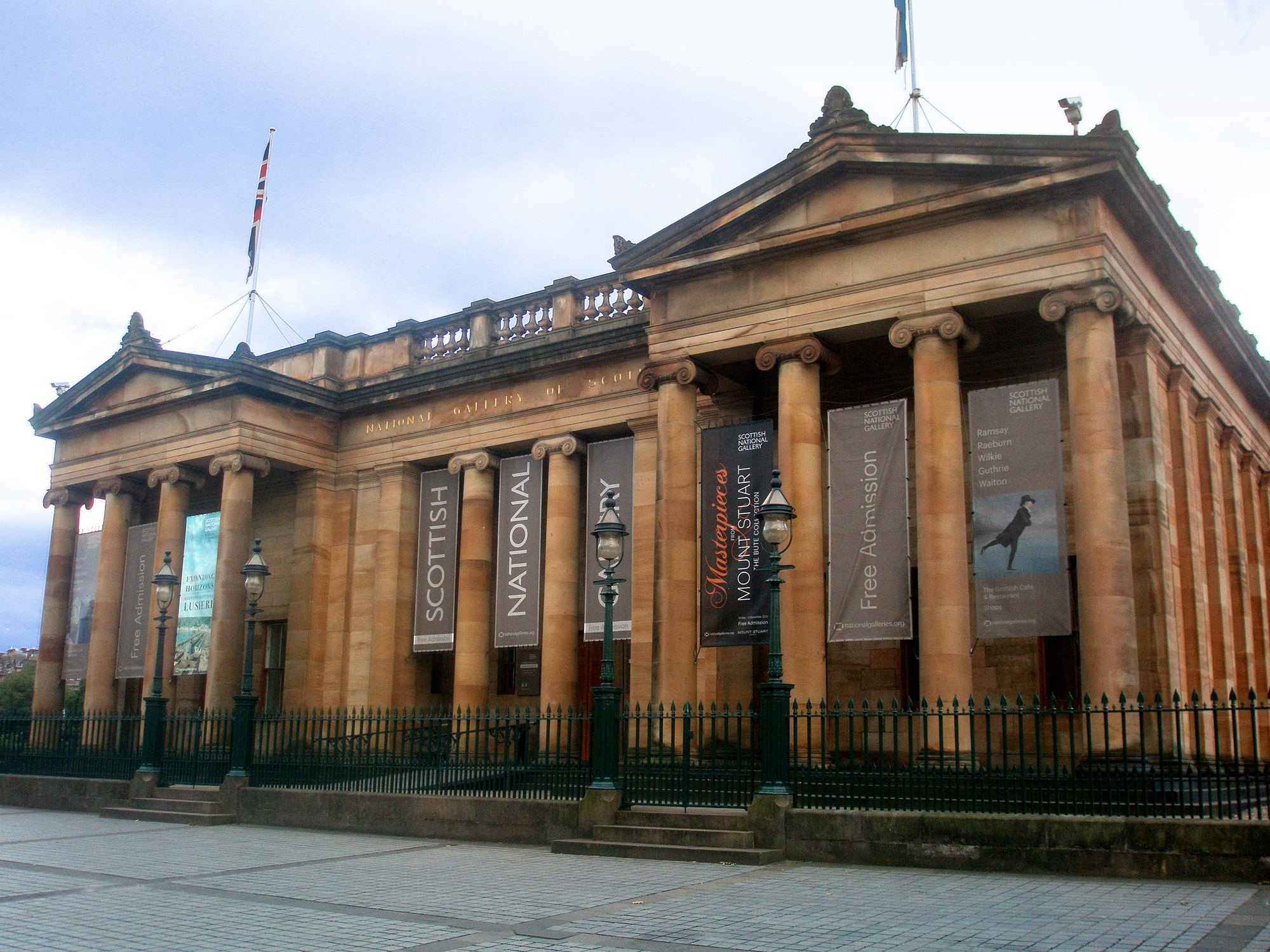 Edificio de las National Galleries of Scotland en Edimburgo