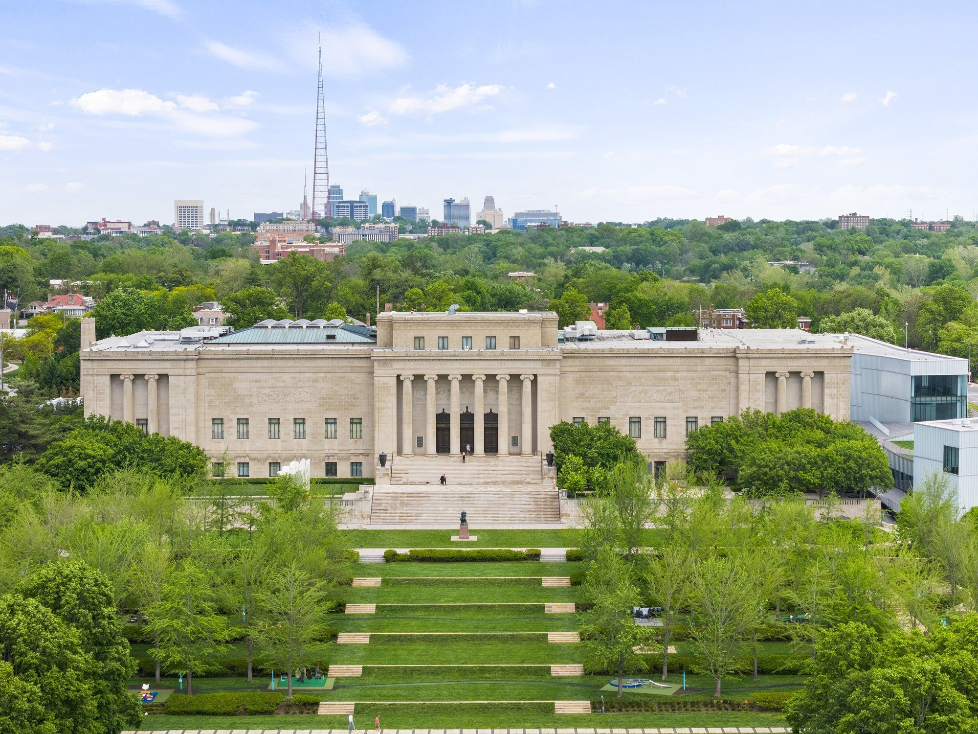 Edificio del Nelson-Atkins Museum of Art en Kansas City