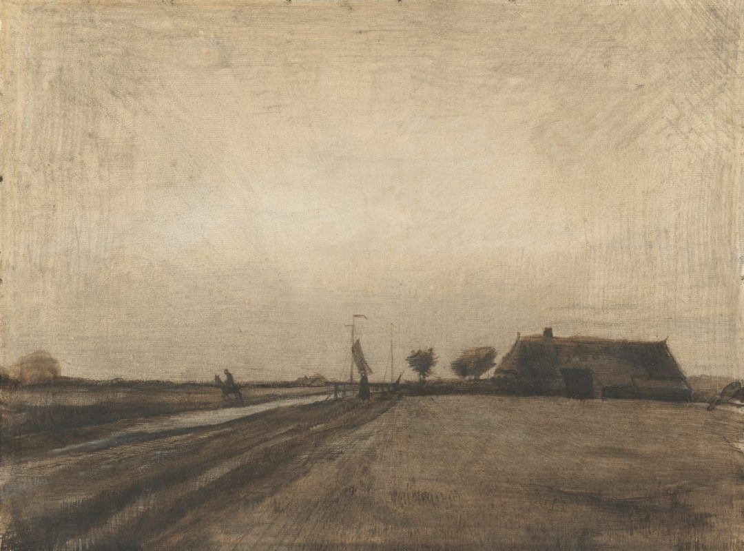 Paisaje en Drenthe (1883), de Vincent van Gogh