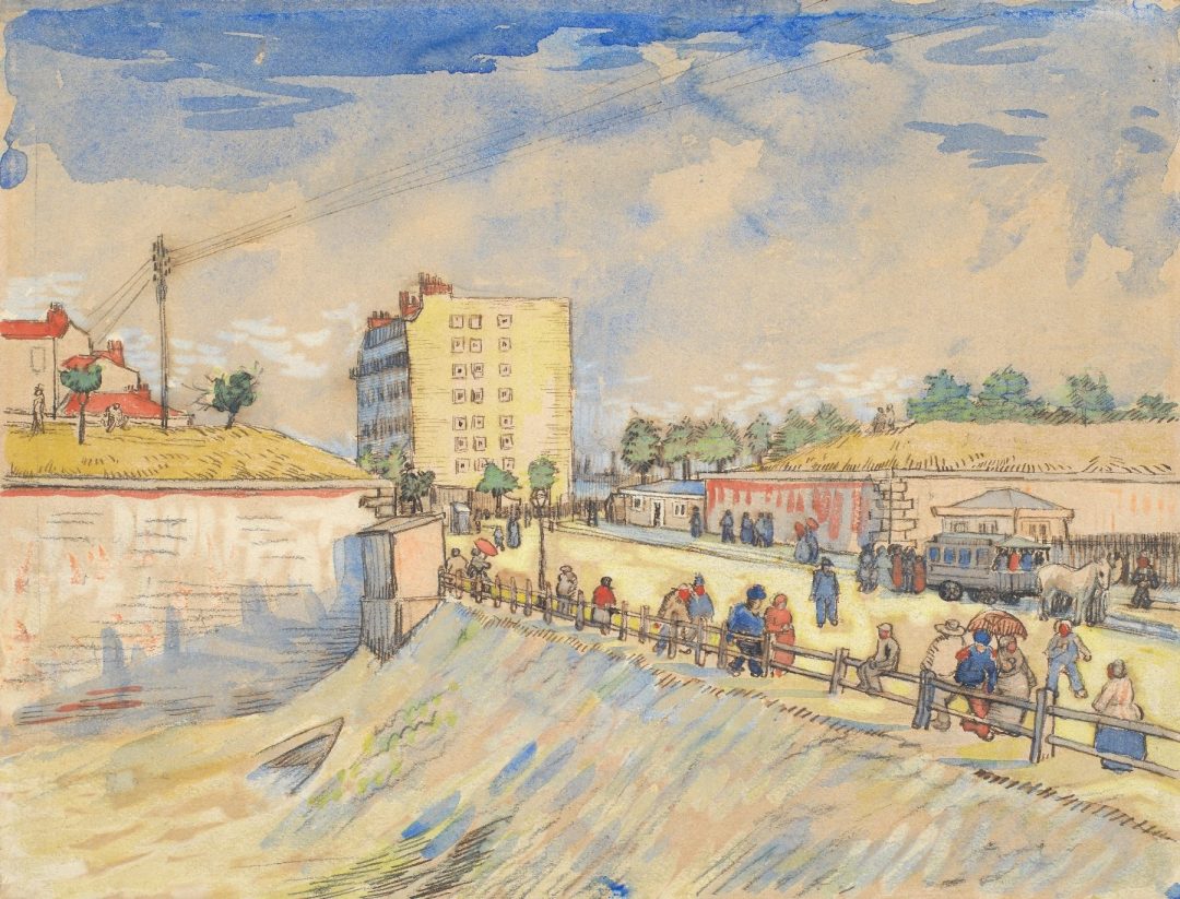 Puerta en las murallas de París, de Vincent van Gogh