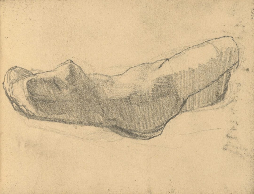 Torso de mujer de yeso, de perfil (Amberes, 1886), de Vincent van Gogh
