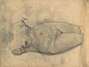 Torso de yeso de una mujer, de Van Gogh