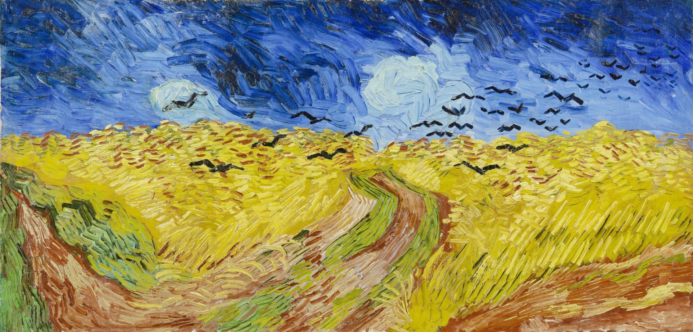 Trigal con cuervos, de Vincent van Gogh