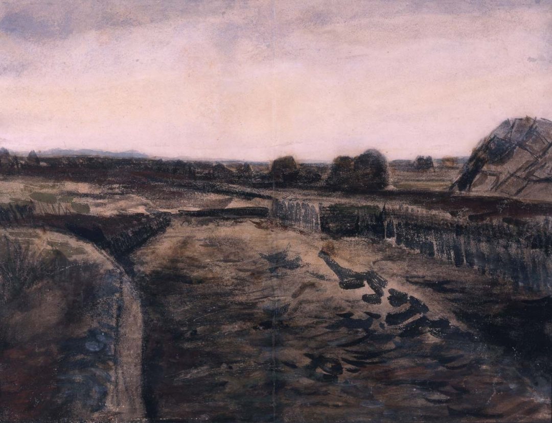 Turbera en Drenthe, de Vincent van Gogh