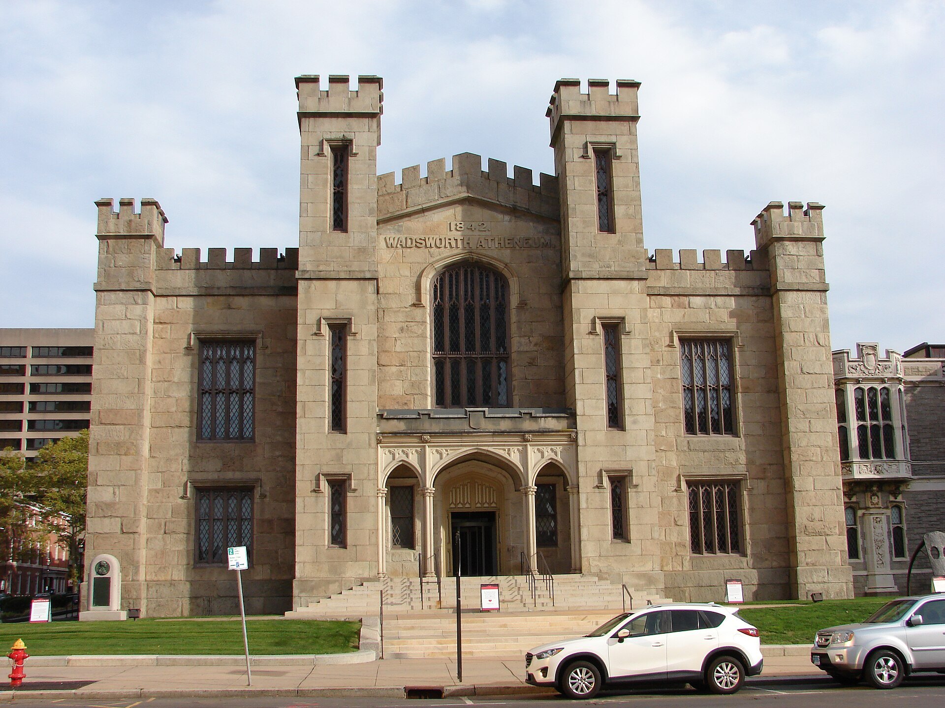 Edificio del Wadsworth Atheneum Museum of Art en Hartford